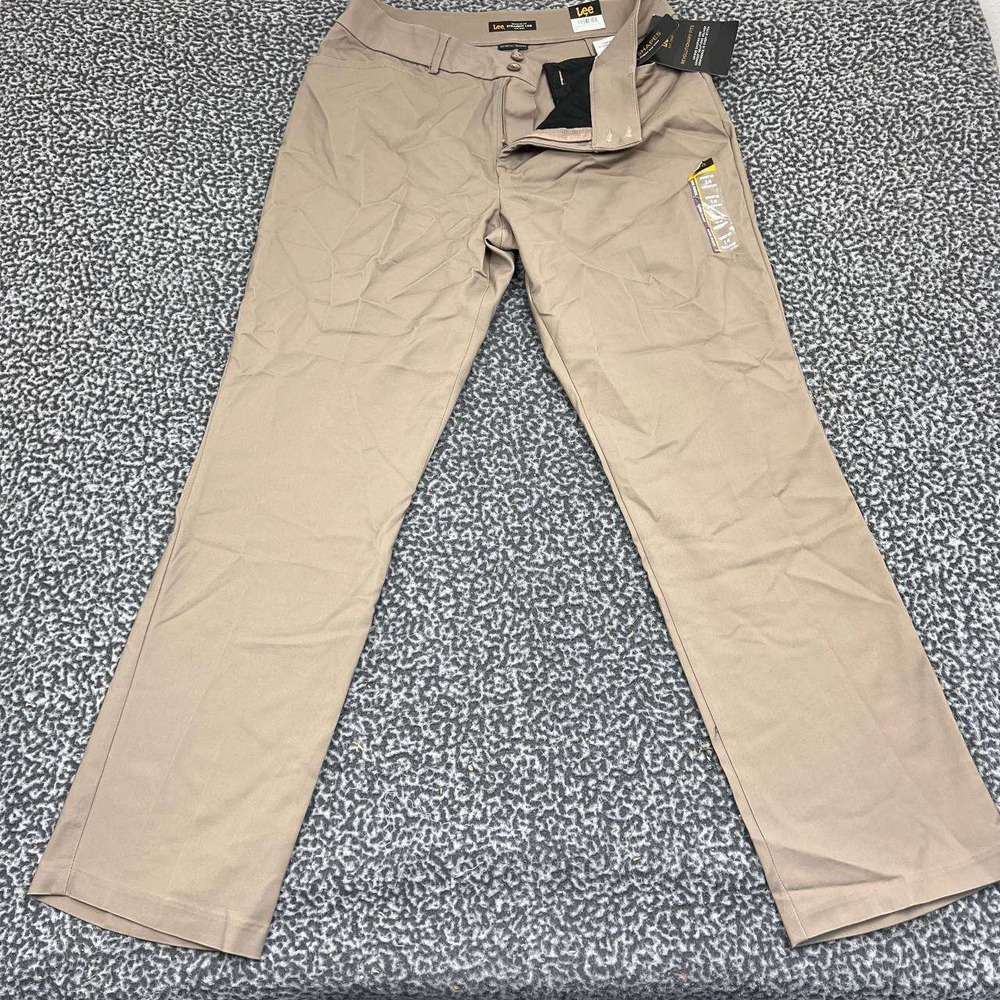Lee Pants Women 14 Medium Straight Leg Regular Fit Mid Rise Outdoor New 34x31